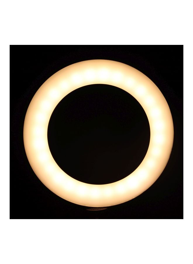 Dimmable LED Selfie Round Light Black - Image 2