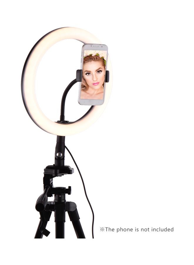 ANDOER LED Ring Light With Tripod Stand White/Black - Image 2