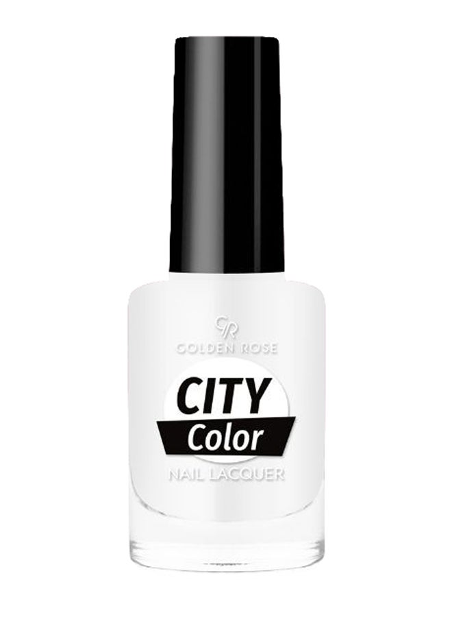 جولدن روز طلاء أظافر لامع سيتي كلر 03 أبيض - Image 1