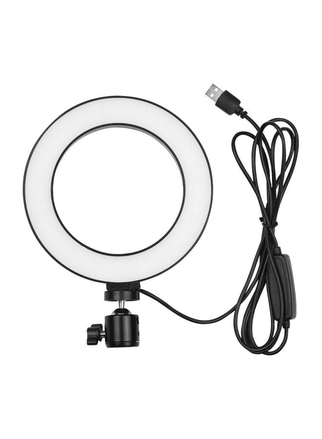 LED Ring Light White/Black/Green - Image 1