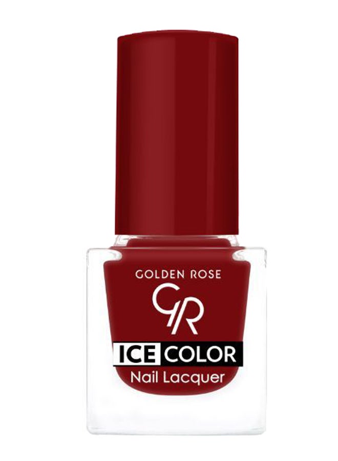Golden Rose Ice Colour Nail Lacquer 127 Red - Image 1