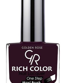 Golden Rose Rich Colour Nail Lacquer 117 Dark Brown  - Image 2