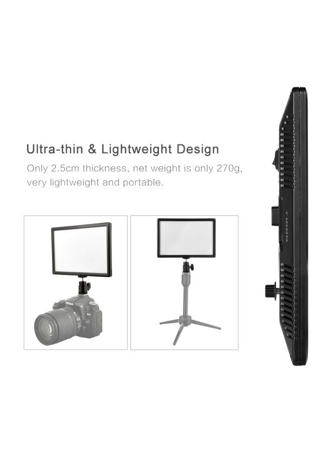 Ultra Thin LED Video Light Black/White - Image 2