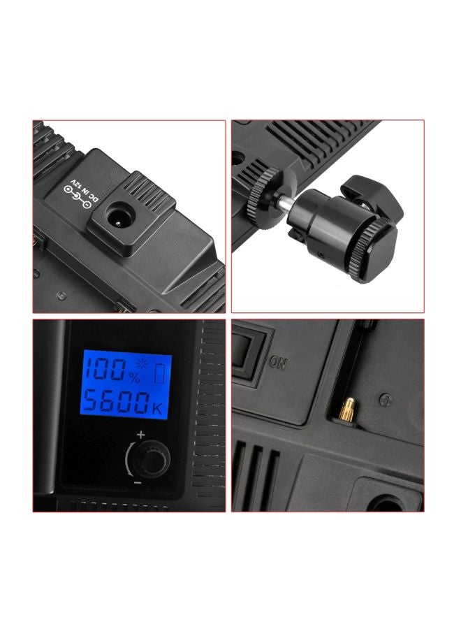 Ultra Thin LED Video Light Black/White - Image 3