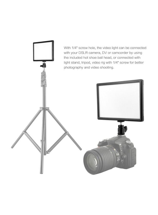 Ultra Thin LED Video Light Black/White - Image 5