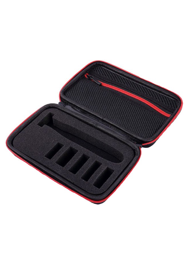 Electric Trimmer Storage Hard Case For Philips Norelco Black/Red - Image 2