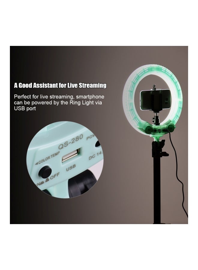 Dimmable LED Ring Light Green - Image 4