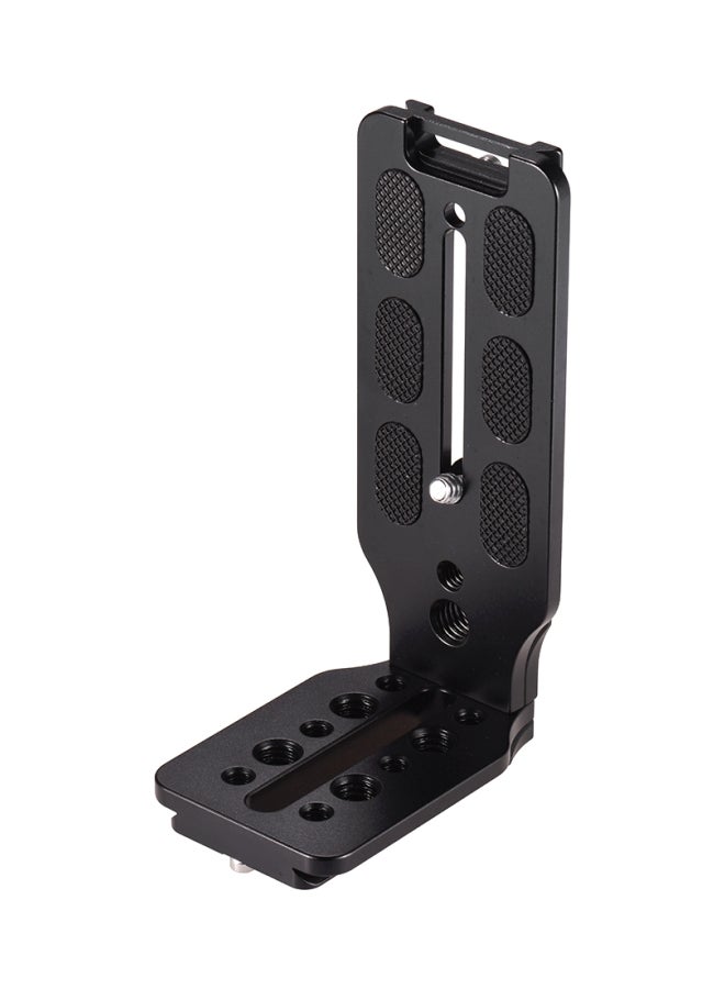 Generic - L-Shaped Quick Release Plate For Canon/Nikon/Sony/DSLR Camera/Zhiyun Crane 2/3/Moza AIR/Feiyu A2000/AK2000/AK4000 Black - Image 1