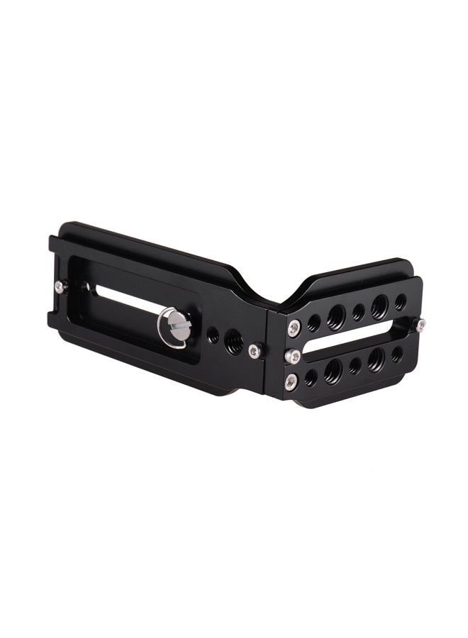 Generic - L-Shaped Quick Release Plate For Canon/Nikon/Sony/DSLR Camera/Zhiyun Crane 2/3/Moza AIR/Feiyu A2000/AK2000/AK4000 Black - Image 1