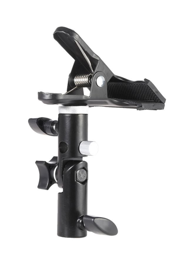 Metal Clamp Clip Holder Black/Silver  - Image 1