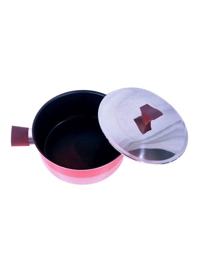 Stainless Steel Cooking Pot With Lid Red 20x10cm - v1587828592/N37445641A_2