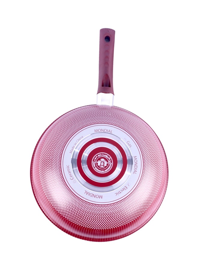 بن شيهون أبوعمر مقلاة تيفال عميقة من مجموعة مونديال أحمر/أسود 34سم - Image 2