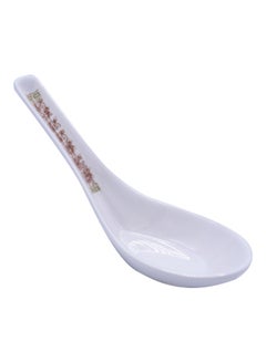 Printed Soup Spoon White/Brown/Green 14cm - v1587828625/N37445752A_1