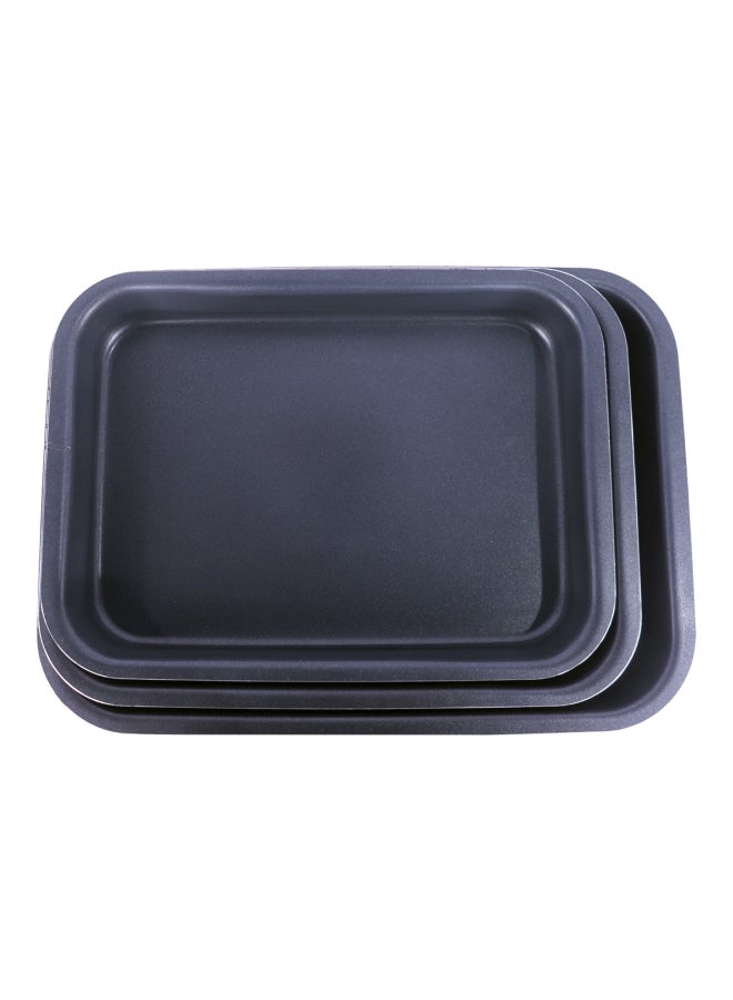 Bin-Shihoun-Abomar 3-Piece Mondial  Baking Dish Red/Black/White 