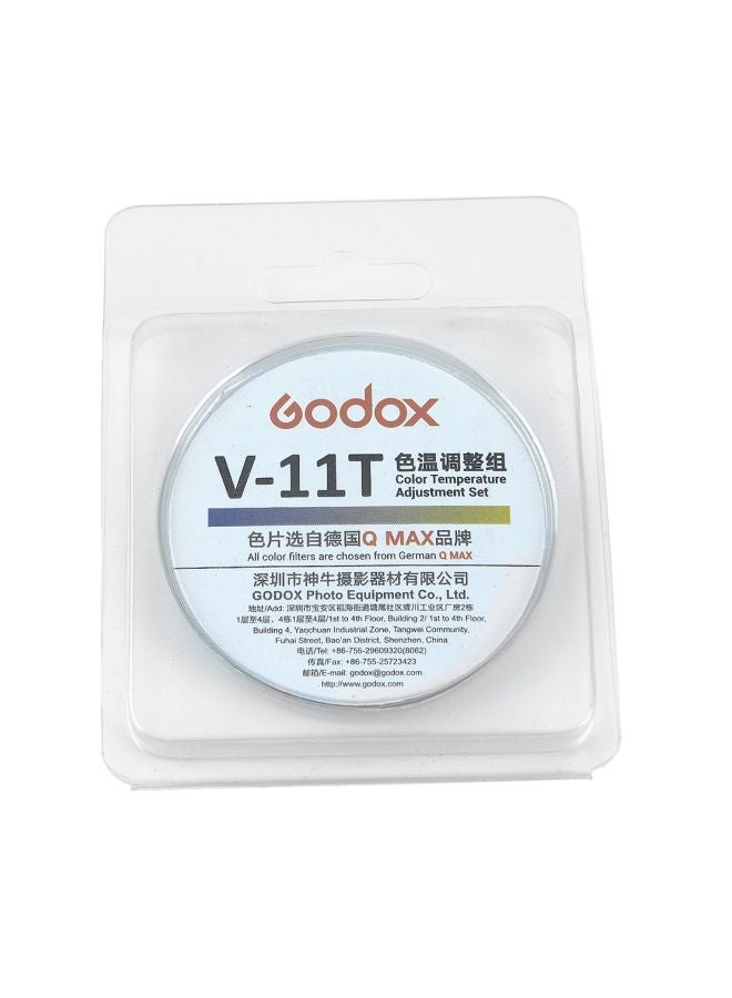 Godox - 16-Piece Colour Filter Kit For V1 Series Round Head Flashes Multicolour - Image 1