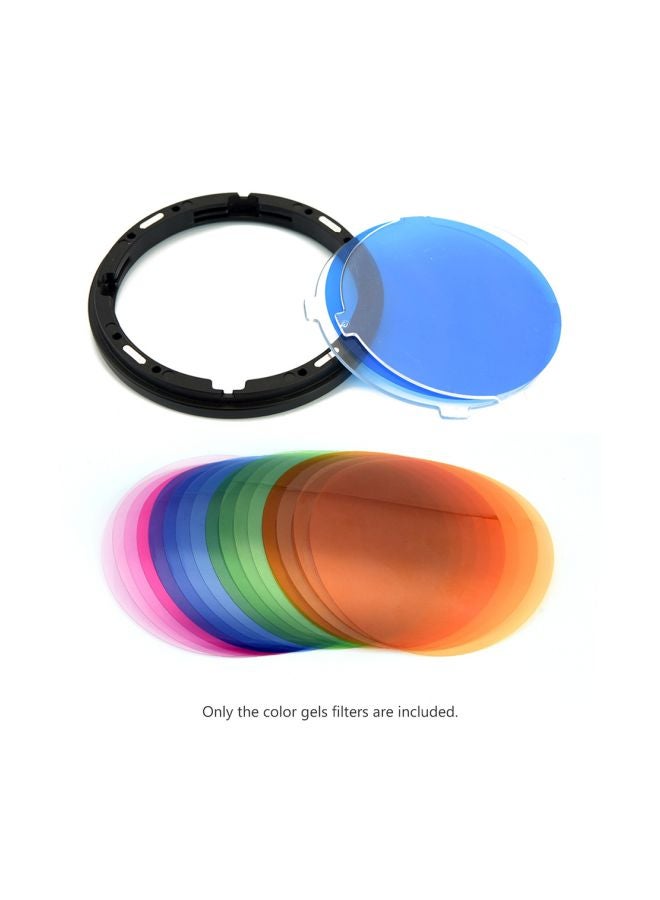 Godox - 16-Piece Colour Filter Kit For V1 Series Round Head Flashes Multicolour - Image 1