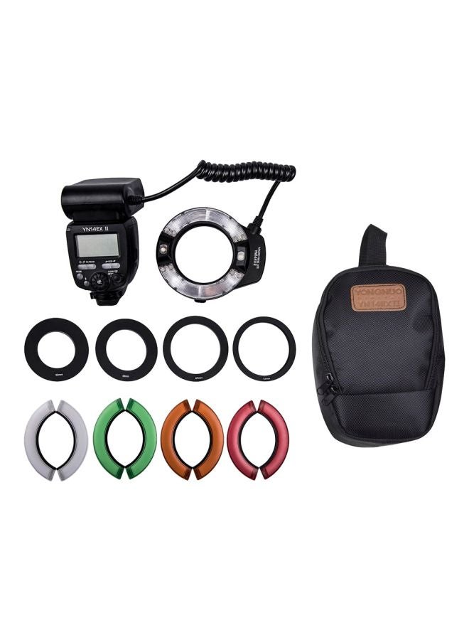 YONGNUO - Professional Macro Ring Flash Light Kit Black - Image 1