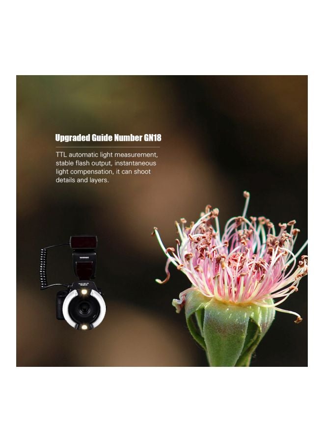 YONGNUO - Professional Macro Ring Flash Light Kit Black - Image 1