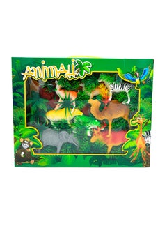 LB Early Education Mini Jungle Animal Toy Set 33centimeter UAE | Dubai ...