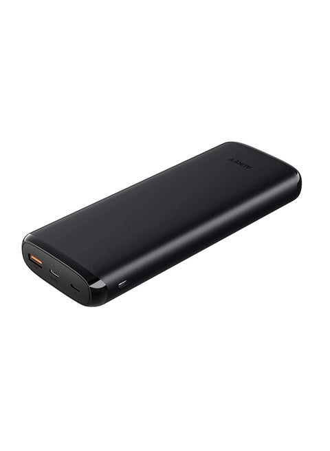 باور بنك USB-C بتقنية الشحن السريع 3.0، طراز PB-Y23 20000.0 mAh أسود
