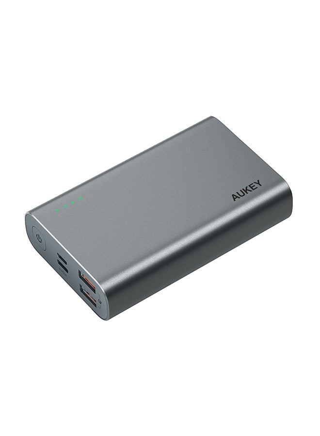 Aukey USB-C PD And QC 3.0 Power Bank, PB-XD12 Grey - Image 1