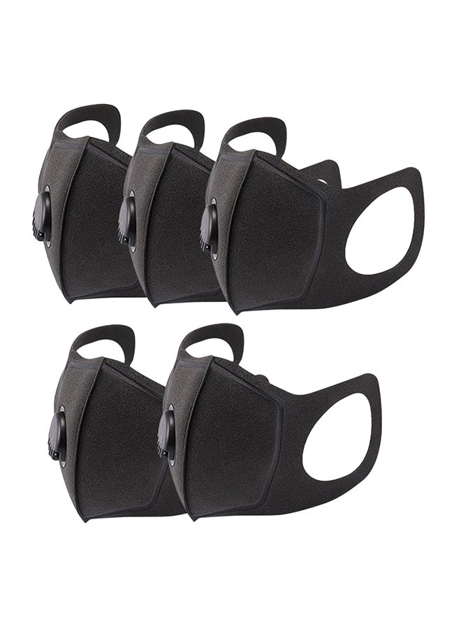 طقم كمامات مضادة للضباب عالية الجودة مكون من 5 قطع 15.5 x 12.5سم