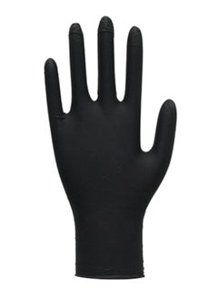 Generic 100-Piece Disposable Nitrile Gloves Set Black S 