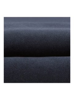 REGAL IN HOUSE 3-Piece Matt Velvet Bed Runner With Cushion Cover Set polyester Black  - Image 2