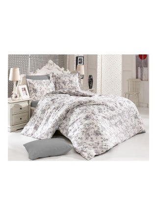 10-Piece Comforter Set Cotton White/Grey King - v1587833064/N37450373A_1
