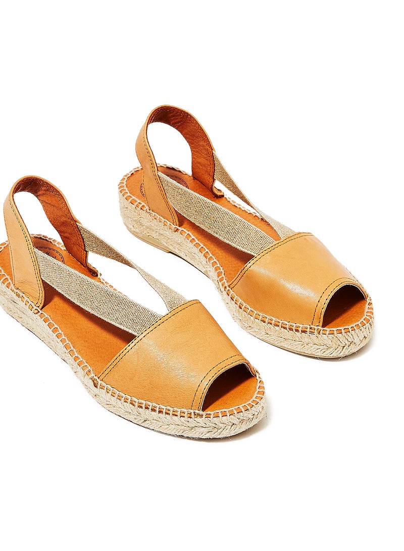 Toni Pons - Etna Leather Espadrille Sandals Brown - Image 1