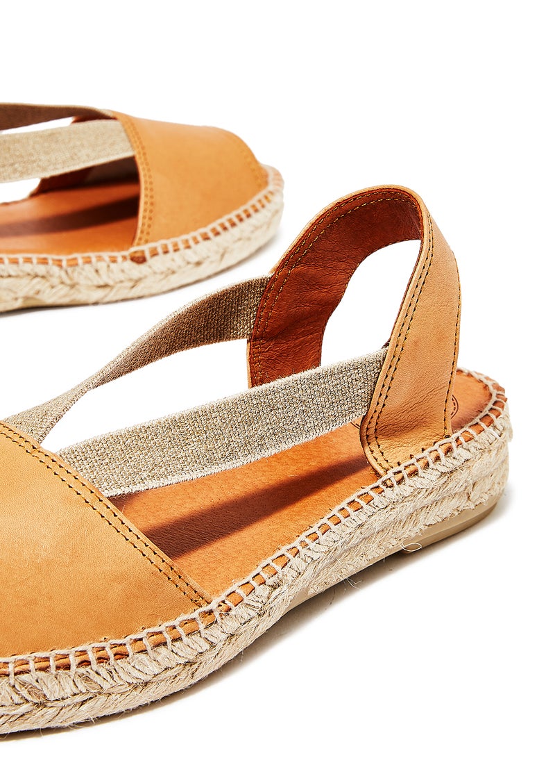 Toni Pons - Etna Leather Espadrille Sandals Brown - Image 1