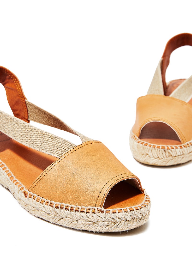 Toni Pons - Etna Leather Espadrille Sandals Brown - Image 1