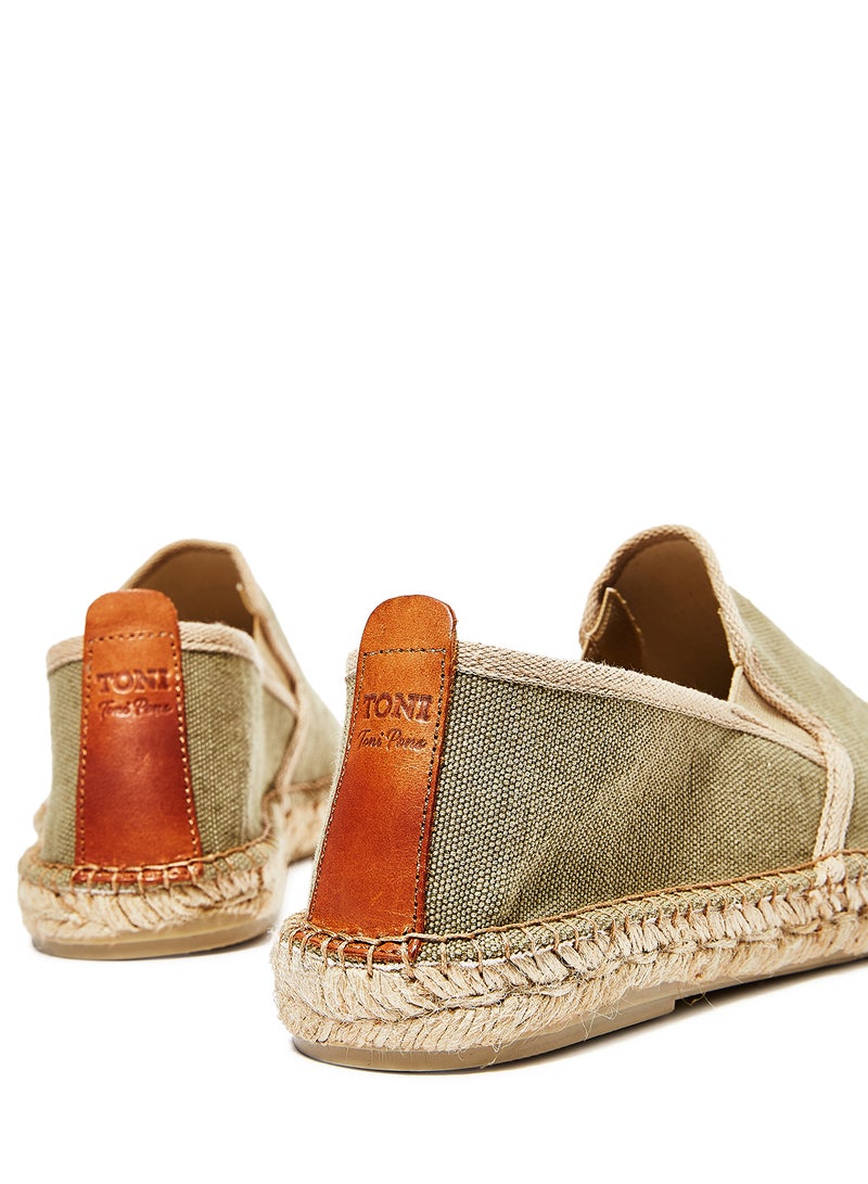 Cotton Blend Pull On Espadrille Brown - v1587878475/N36435532V_3