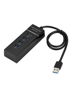 Generic 4-Port USB 3.0 Hub Black  - Image 1