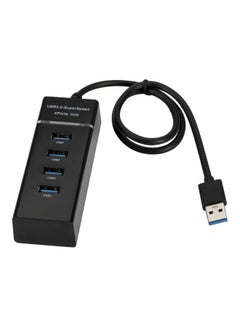 Generic 4-Port USB 3.0 Hub Black  - Image 3