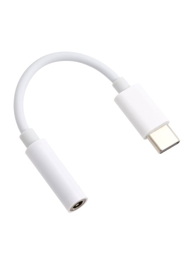 ماركة غير محددة - محول من USB  C إلى وصلة سماعة رأس 3.5 مم أبيض - Image 1
