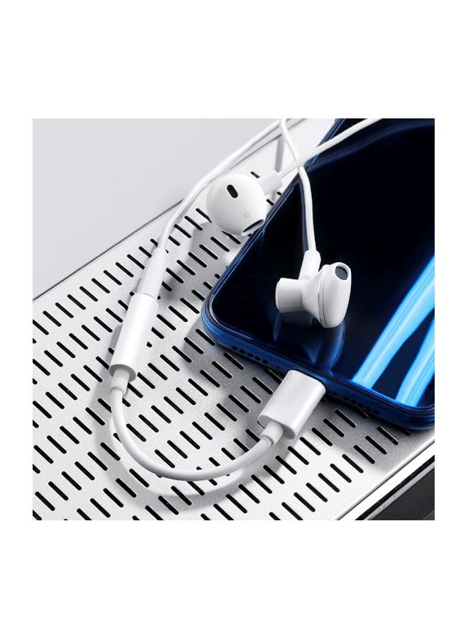 ماركة غير محددة - محول من USB  C إلى وصلة سماعة رأس 3.5 مم أبيض - Image 1
