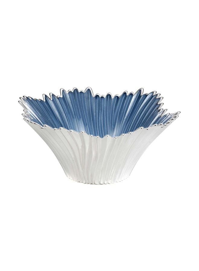 SARA Venezia Decorative Glass Bowl Sky Blue 30x13cm 