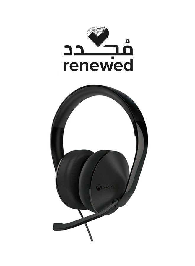 مايكروسوفت مُجدد - سماعة رأس إكس بوكس ستيريو أسود - Image 1