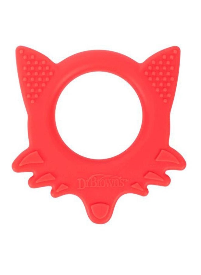 Dr. Brown’s Flexees Friends Teether, 3+ Months - Red - Image 1