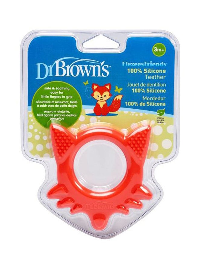 Dr. Brown’s Flexees Friends Teether, 3+ Months - Red - Image 2