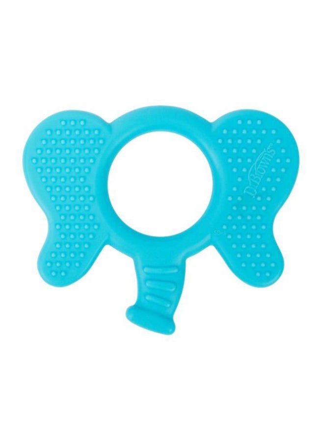 Dr. Brown’s - Flexees Friends Elephant Teether, 3+ Months - Blue - Image 1