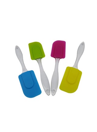 4-Piece Silicone Cake Baking Spatula Multicolour 5x1x9centimeter - v1587984639/N37446638A_1