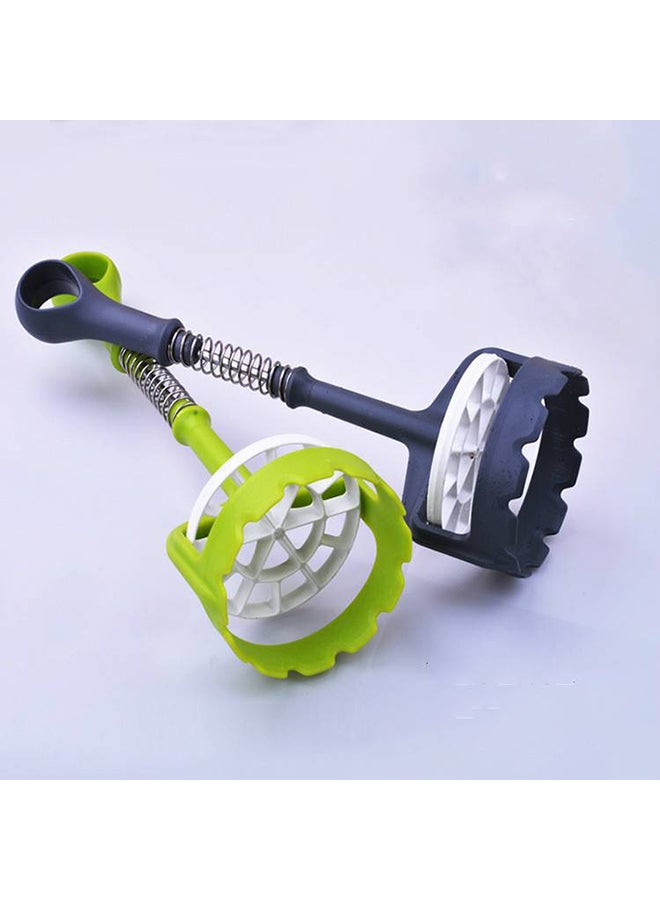 Generic - Potato Masher With Spring Handle Green 10x5x10cm - Image 1