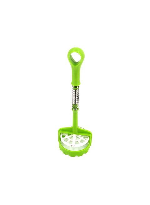 Potato Masher With Spring Handle Green 10x5x10cm