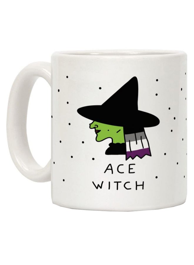 Ace Witch Coffee Mug White  - Image 1