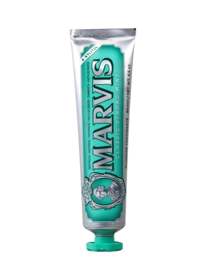 Marvis Classic Strong Mint Toothpaste With Xylitol 85 ml