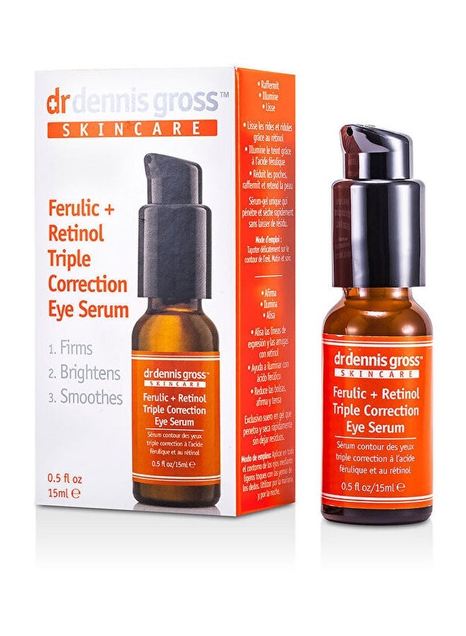 dr.dennis gross - Ferulic + Retinol Triple Correction Eye Serum - Image 1