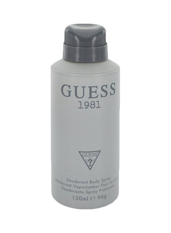 GUESS 1981 Body Spray Grey 150ml - Image 1