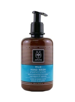 Apivita Mild Hand Wash - Grapefruit And Propolis 300ml 